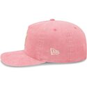 cappello-curvo-rosa-cinghia-regolabile-19twenty-precurved-corduroy-pastel-dei-new-york-yankees-mlb-di-new-era