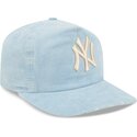 cappello-curvo-blu-cinghia-regolabile-19twenty-precurved-corduroy-pastel-dei-new-york-yankees-mlb-di-new-era