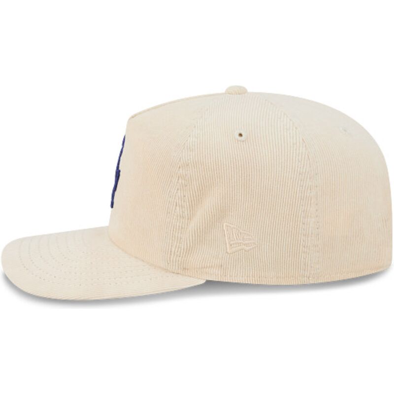 cappello-curvo-beige-cinghia-regolabile-19twenty-precurved-corduroy-pastel-dei-los-angeles-dodgers-mlb-di-new-era