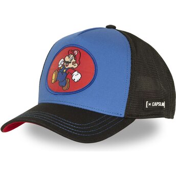 Cappello curvo blu snapback SMB3 MAR Bros. Mario Super Mario Bros. di Capslab