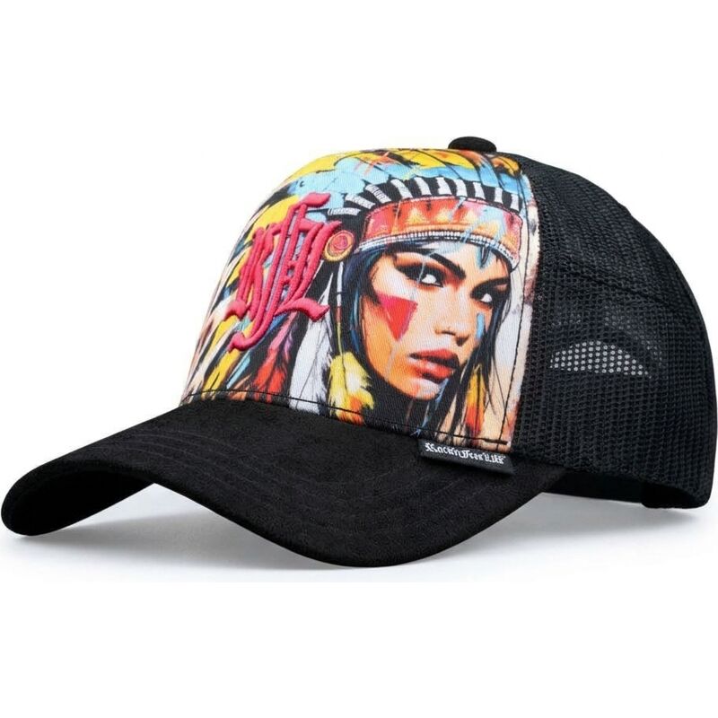 cappello-curvo-nero-snapback-n235-apache-di-rocknfreelife cappello-curvo-nero-snapback-n235-apache-di-rocknfreelife