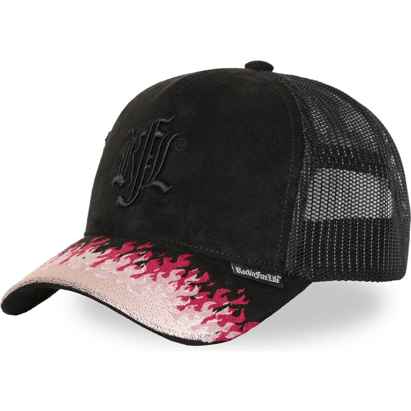 cappello-curvo-nero-snapback-n285-pla-di-rocknfreelife