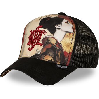 Cappello curvo nero snapback N°273 Last Kiss di Rock’nFreeLife