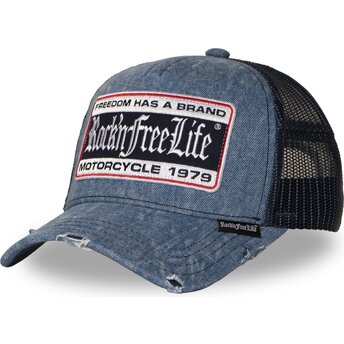 Cappello curvo blu snapback N°264 Always di Rock’nFreeLife