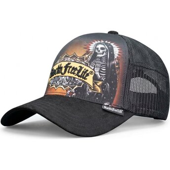 Cappello curvo nero snapback N°250 Son Of Preacher Man di Rock’nFreeLife