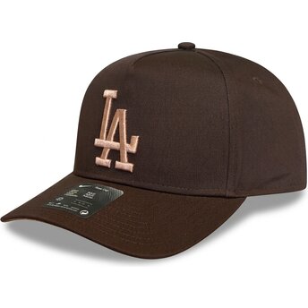 Cappello curvo marrone snapback Rise Structured A-Frame26 dei Los Angeles Dodgers MLB di Nike