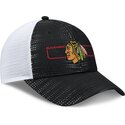 cappello-curvo-nero-snapback-structured-meshback-dei-chicago-blackhawks-nhl-di-fanatics
