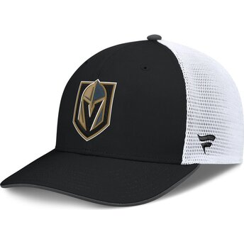 Cappello curvo nero snapback Structured Mid-Crown dei Vegas Golden Knights NHL di Fanatics