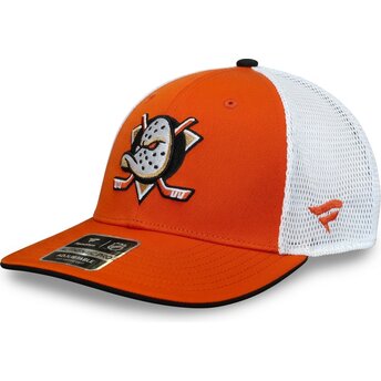 Cappello curvo arancia snapback Structured Mid-Crown dei Anaheim Ducks NHL di Fanatics