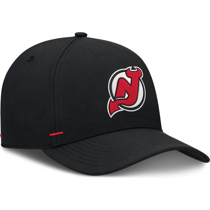 cappello-curvo-nero-snapback-structured-a-frame-dei-new-jersey-devils-nhl-di-fanatics