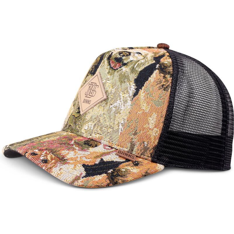 cappello-curvo-multicolore-snapback-hft-crasy-sofa-dogs-di-djinns