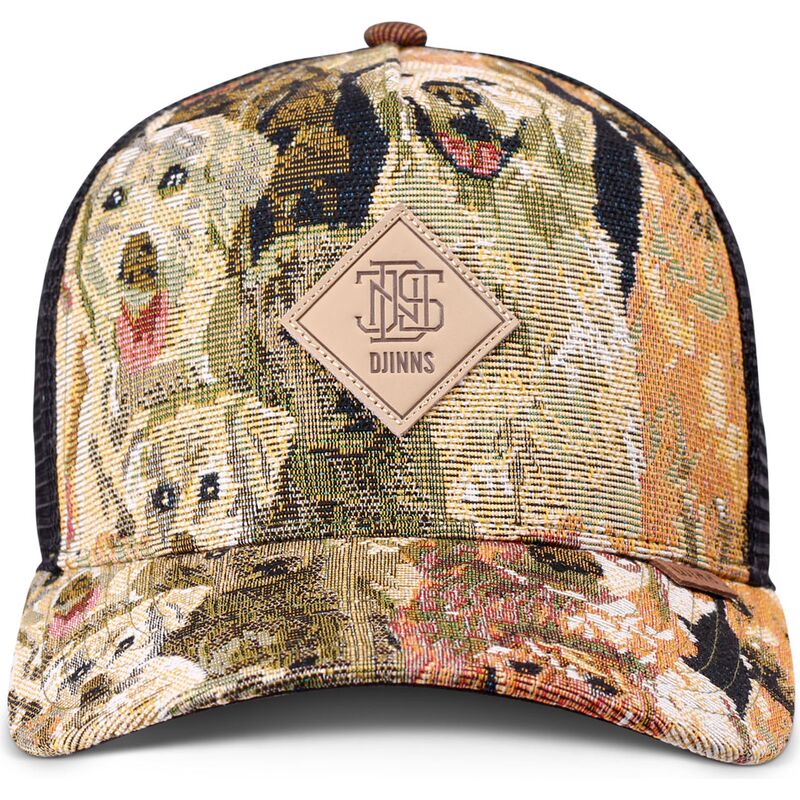 cappello-curvo-multicolore-snapback-hft-crasy-sofa-dogs-di-djinns