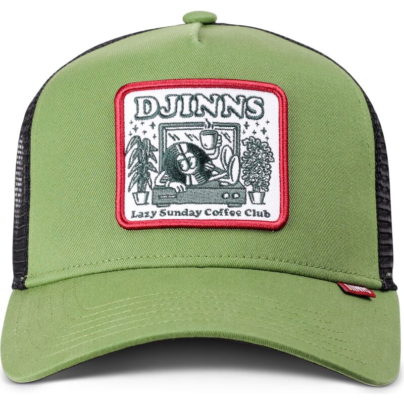 cappello-curvo-verde-snapback-hft-lscc-record-coffee-di-djinns
