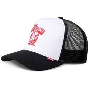Cappello curvo nero snapback HFT Toucan di Djinns