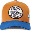 cappello-curvo-marrone-snapback-hft-deep-sea-affair-di-coastal
