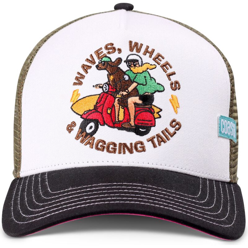 cappello-curvo-nero-snapback-hft-wagging-di-coastal cappello-curvo-nero-snapback-hft-wagging-di-coastal