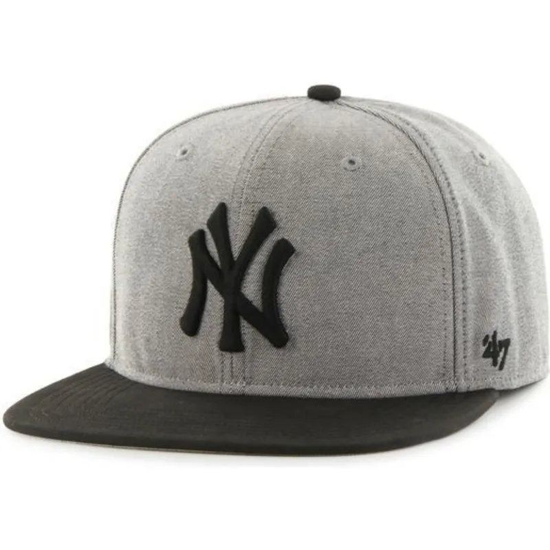 cappelli-piatta-grigio-snapback-dei-new-york-yankees-mlb-di-47-brand cappelli-piatta-grigio-snapback-dei-new-york-yankees-mlb-di-47-brand