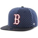 cappellino-visiera-piatta-blu-marino-snapback-con-stampa-croci-di-mlb-boston-red-sox-di-47-brand