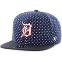 cappelli-piatta-blu-marino-snapback-estampado-de-cruces-dei-detroit-tigers-mlb-di-47-brand