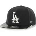 cappelli-piatta-nero-snapback-brillante-dei-los-angeles-dodgers-mlb-di-47-brand