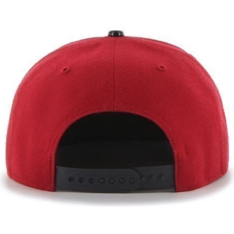cappelli-piatta-rosso-snapback-brillante-dei-new-york-yankees-mlb-di-47-brand