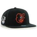 cappello-snapback-piatto-nero-con-logo-laterale-dei-baltimore-orioles-di-mlb-di-47-brand