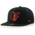 cappello-snapback-piatto-nero-con-logo-laterale-dei-baltimore-orioles-di-mlb-di-47-brand