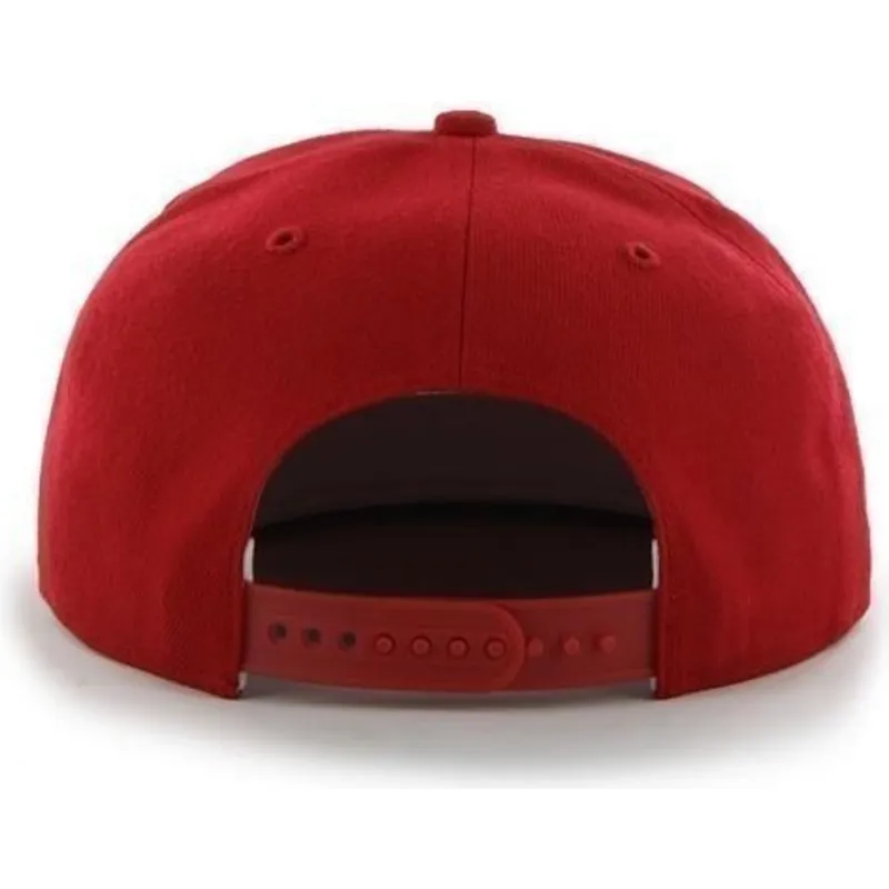 cappelli-piatta-rosso-snapback-lisa-lateral-dei-washington-nationals-mlb-di-47-brand
