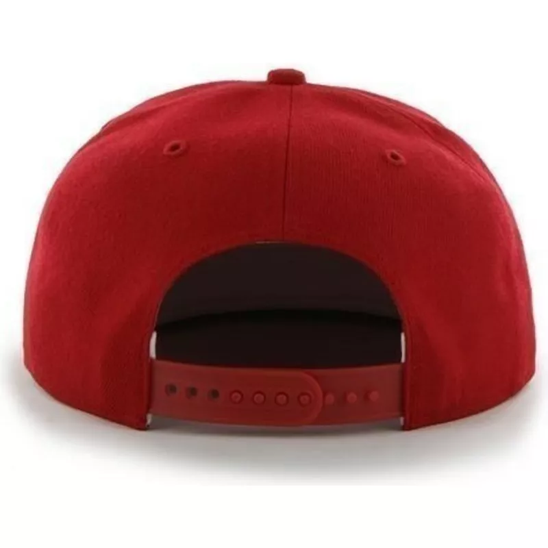 cappellino-visiera-piatta-rosso-snapback-tinta-unita-con-logo-laterale-di-mlb-washington-nationals-di-47-brand