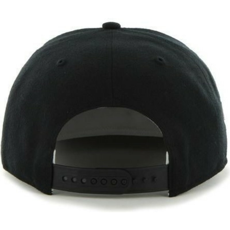 cappellino-visiera-piatta-nero-snapback-tinta-unita-con-logo-laterale-di-mlb-pittsburgh-pirates-di-47-brand