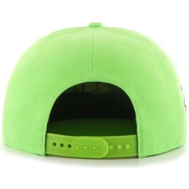 cappelli-piatta-verde-snapback-negro-lisa-dei-new-york-yankees-mlb-di-47-brand