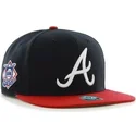 cappelli-piatta-blu-marino-snapback-dei-atlanta-braves-mlb-di-47-brand