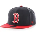 cappelli-piatta-blu-marino-snapback-dei-boston-red-sox-mlb-di-47-brand
