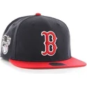 cappelli-piatta-blu-marino-snapback-dei-boston-red-sox-mlb-di-47-brand