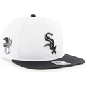 cappelli-piatta-bianco-snapback-lisa-lateral-dei-chicago-white-sox-mlb-di-47-brand