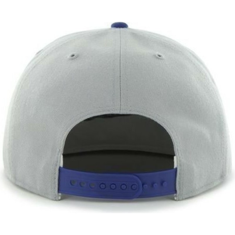 cappellino-visiera-piatta-grigio-con-logo-blu-snapback-tinta-unita-con-logo-laterale-di-mlb-los-angeles-dodgers-di-47-brand