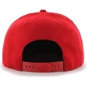 cappelli-piatta-rosso-snapback-lisa-lateral-dei-cincinnati-reds-mlb-di-47-brand