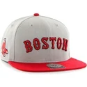 cappelli-piatta-grigio-snapback-lateral-dei-boston-red-sox-mlb-di-47-brand