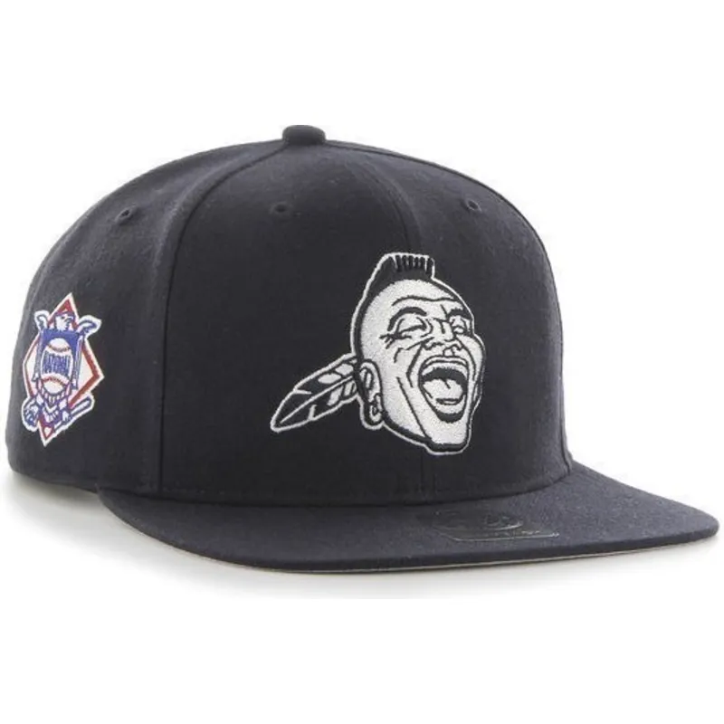 cappelli-piatta-blu-marino-snapback-lateral-dei-atlanta-braves-mlb-di-47-brand cappelli-piatta-blu-marino-snapback-lateral-dei-atlanta-braves-mlb-di-47-brand