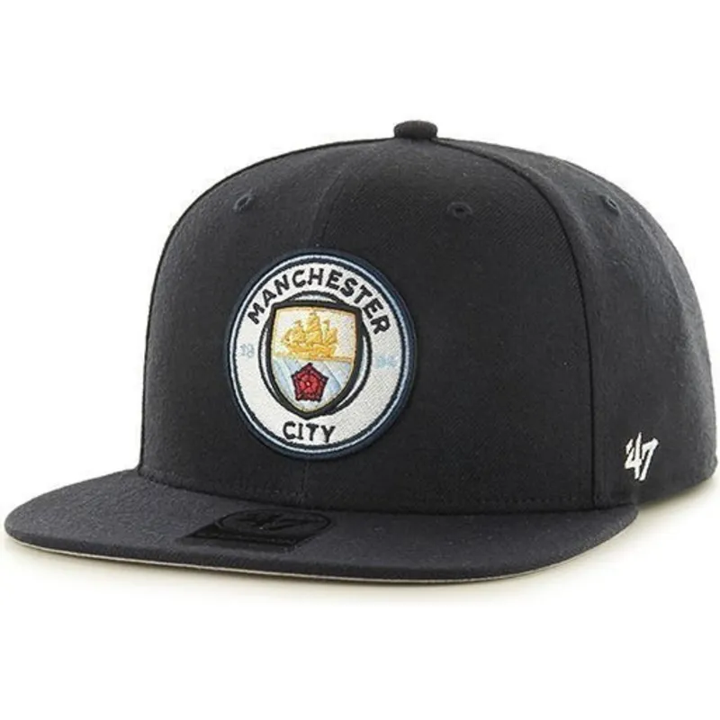 cappelli-piatta-blu-marino-snapback-lisa-dei-manchester-city-football-club-premier-league-di-47-brand