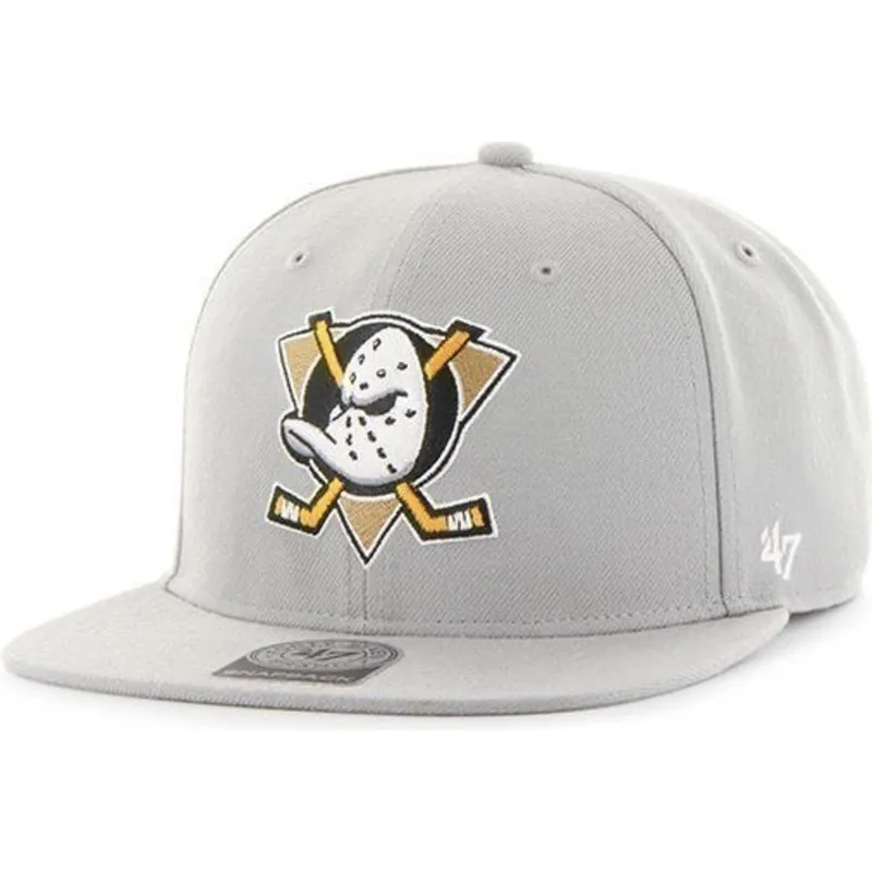 cappelli-piatta-grigio-snapback-lisa-dei-anaheim-ducks-nhl-di-47-brand