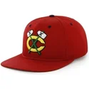 cappelli-piatta-rosso-snapback-lisa-dei-chicago-blackhawks-nhl-di-47-brand