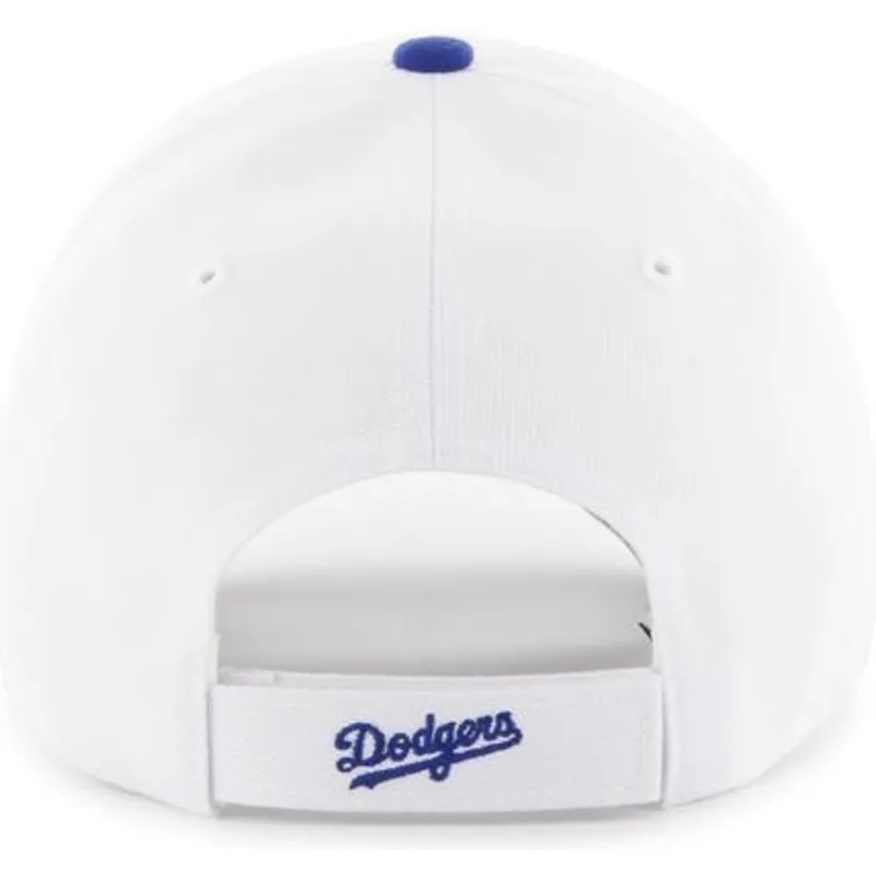cappelli-curva-bianco-cinghia-regolabile-clara-dei-los-angeles-dodgers-mlb-di-47-brand cappelli-curva-bianco-cinghia-regolabile-clara-dei-los-angeles-dodgers-mlb-di-47-brand