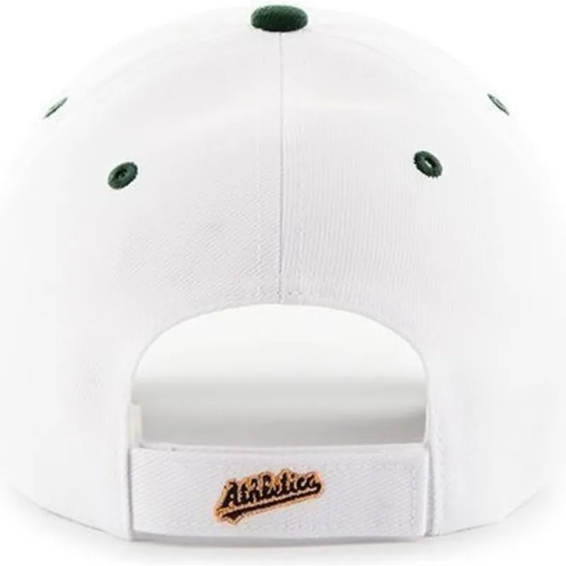 cappelli-curva-bianco-cinghia-regolabile-dei-oakland-athletics-mlb-di-47-brand cappelli-curva-bianco-cinghia-regolabile-dei-oakland-athletics-mlb-di-47-brand