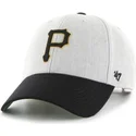 cappelli-curva-grigio-cinghia-regolabile-dei-pittsburgh-pirates-mlb-di-47-brand