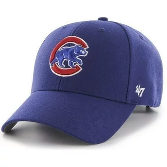 Cappellino visiera curva blu tinta unita di MLB Chicago Cubs di 47 Brand