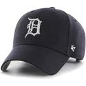 cappello-con-visiera-curva-blu-navy-semplice-mlb-detroit-tigers-di-47-brand