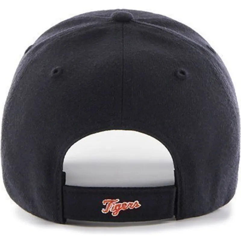 cappelli-curva-blu-marino-cinghia-regolabile-lisa-dei-detroit-tigers-mlb-di-47-brand