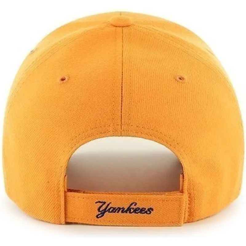 cappelli-curva-giallo-cinghia-regolabile-lisa-dei-new-york-yankees-mlb-di-47-brand