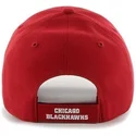 cappellino-con-visiera-curva-rosso-nhl-chicago-blackhawks-di-47-brand